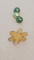 Dekokette "Blumen und Kreise"