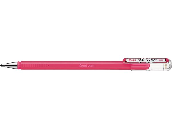 PENTEL Gel-Tintenroller Mattehop Mattehop pink