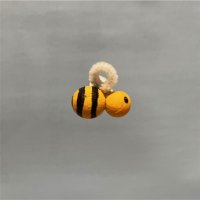 Dekobiene aus Holzkugeln klein