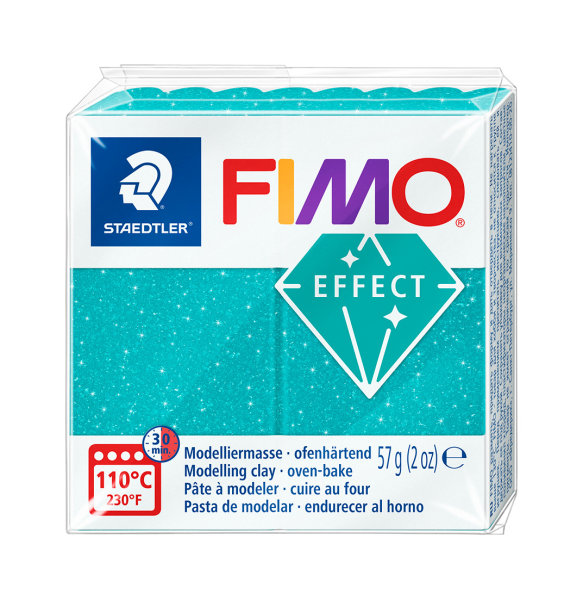 FIMO Effect 57g galaxy türkis