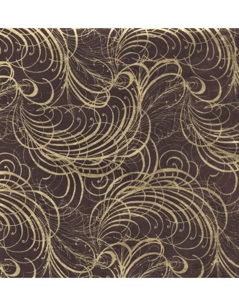 Loktapapier mit Goldgirlande Druck
