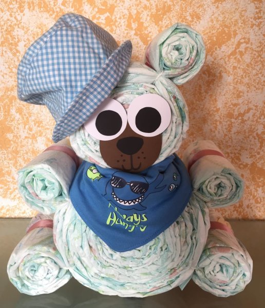 Windel-Bär - blau