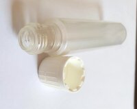 Plastikröhrchen mit Schraubverschluss