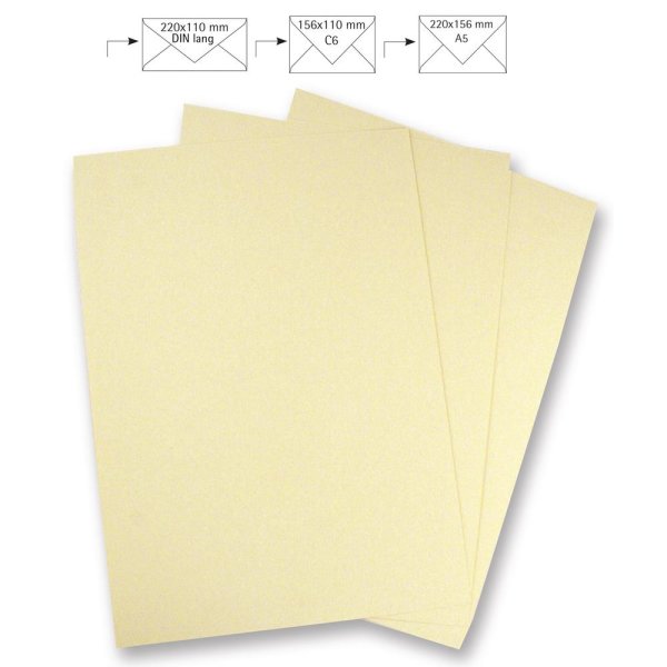 Briefbogen A4, uni, FSC Mix Credit, beige, 210x297mm, 90g/m2