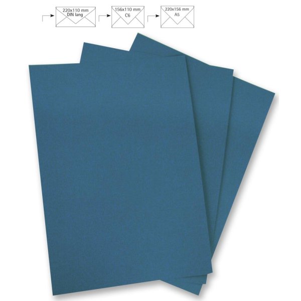 Briefbogen A4, uni, FSC Mix Credit, d.türkis, 210x297mm, 90g/m2