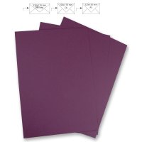 Briefbogen A4, uni, FSC Mix Credit, purple velvet,...