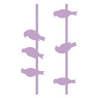 Dovecraft Die- Birds on a Wire, 6,8x1,7cm, SB-Btl 2Stück
