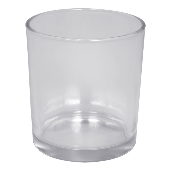 Glas Gefäss, Höhe: 7.5 cm, ø innen: 5 cm (unten)