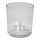 Glas Gefäss, Höhe: 7.5 cm, ø innen: 5 cm (unten)