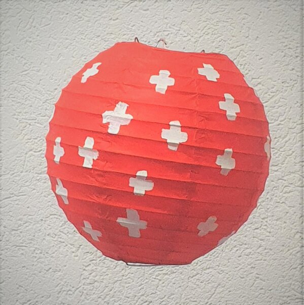 1. August-Lampion (bemalt)