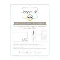 Project Life Fuse Pockets 10.2 x 15.2 cm