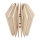 Holz Lamellenlampe, FSC Mix Credit, 22x22x23,5cm, Kopenhagen,20tlg, Box 1Set, natur