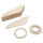 Holz Lamellenlampe, FSC Mix Credit, 22x22x23,5cm, Kopenhagen,20tlg, Box 1Set, natur