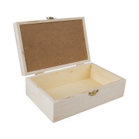 Holz Box mit Schütteldeckel, FSC 100%, 20x12,5x6,5cm, natur