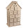 Holzbaus.Adventskalender, FSC Mix Credit, 25,5x17,5x45,5cm, Haus, 185tlg, Box 1Set, natur