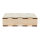 Holzbox zum Aufbauen, FSC Mix Credit, 11,5x7,8x3cm, Box 2Stück, natur