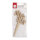 Holzstecker Mr&Mrs, FSC Mix Credit, 9,3x18cm, SB-Btl 2Stück, natur