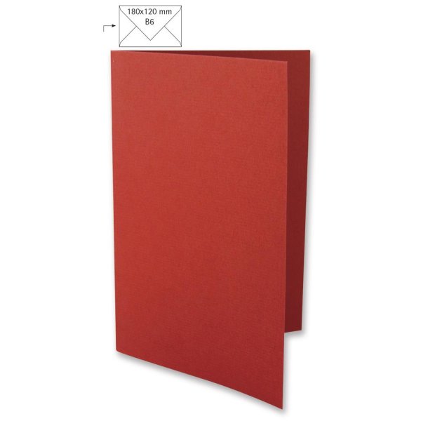 Karte B6, HD, uni, FSC Mix Credit, bordeaux, 232x168mm, 220g/m2