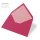 Kuvert für Karte A5 uni, FSC Mix Credit, pink, 220x156mm, 90g/m2