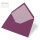 Kuvert für Karte A5 uni, FSC Mix Credit, purple velvet, 220x156mm, 90g/m2