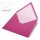 Kuvert quadratisch, uni, FSC Mix Credit, pink, 160x160mm, 90g/m2