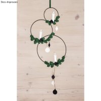 Metallringe beschichtet, 20cm ø, schwarz