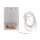 Mini LED-Lichterkette m. Draht/Timer, weiss, 120cm, 10 LEDs, Batteriebetrieb