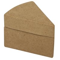 Pappmaché Box Tortenstück klein, 8x6x5,5cm, 2...
