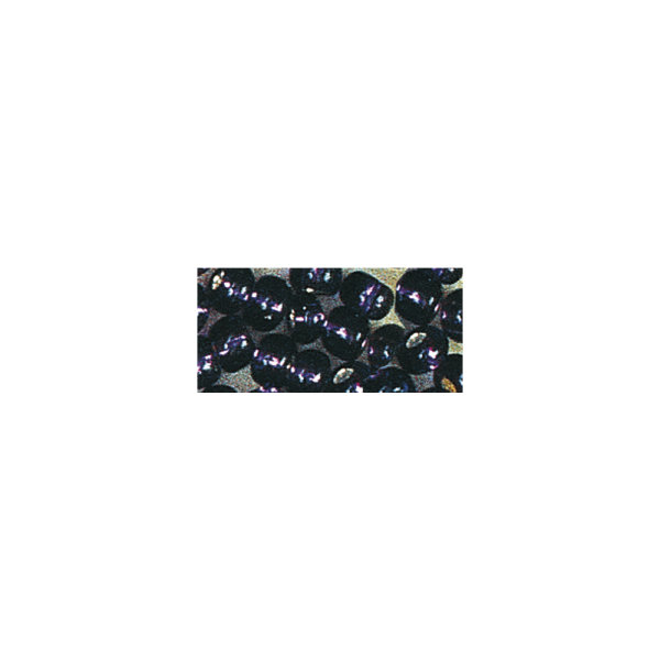 Rocailles, 2,6 mm ø, mit Silbereinzug, Dose 16g, lila