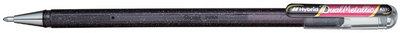 PENTEL Roller Hybrid Dual Metallic K110-DAX schwarz/metallic rot 1.0mm