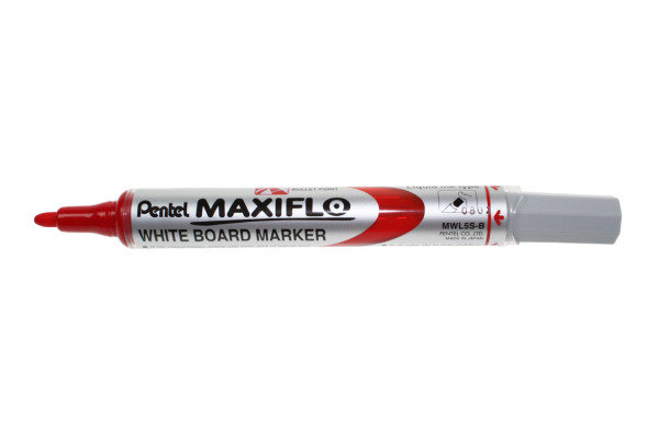PENTEL Whiteboard Marker MAXIFLO 4mm MWL5S-B rot