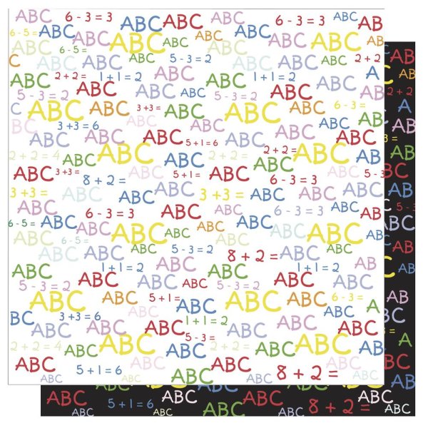 Scrapbooking-Papier ABC