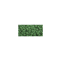 Rocailles, 2,6 mm ø, opak, Dose 17g, grün