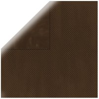 Scrapbookingpapier Double Dot, 30,5x30,5cm, 190g/m2, mokka