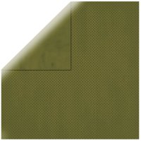 Scrapbookingpapier Double Dot, 30,5x30,5cm, 190g/m2, olive