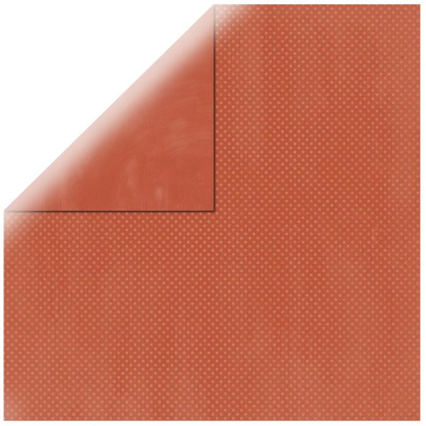 Scrapbookingpapier Double Dot, 30,5x30,5cm, 190g/m2, ziegelrot