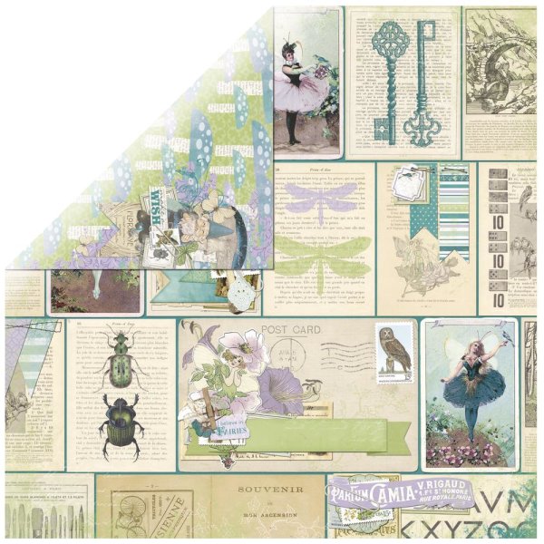 Scrapbookingpapier Fairies