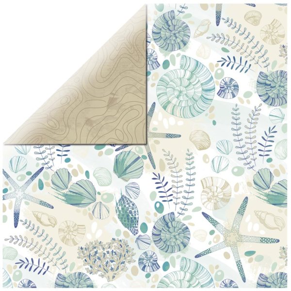 Scrapbookingpapier Tide, 30,5x30,5cm, 150g/m2
