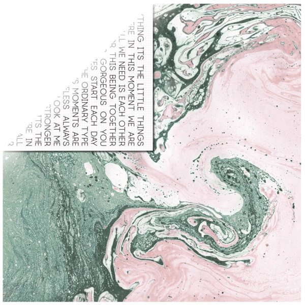 Scrapbookingpapier Whirl, 30,5x30,5cm, 150g/m2