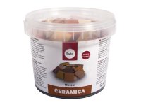 Ceramica Mosaik Mix, 2x2cm, ca.200Stück, Dose 800g, natur