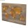 Holz-Weltkarte, 2 Platten, FSC 100%, 42x29,7x0,4cm, 1x gelasert, 1x Rückwand