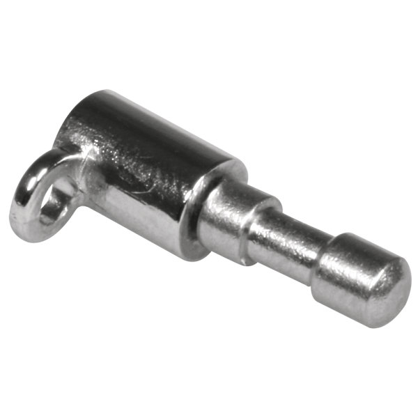 Smartphone-Pin m.Öse 2mm ø u. Kristall, 1,8cm, SB-Btl 1Stück, platin