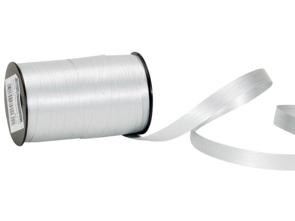 Spyk Geschenkband Poly Matt 10 mm x 20 m, Silber