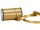 Spyk Geschenkband Poly Matt 10 mm x 20 m, Gold