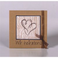Stempel aus Holz Wood Motivgrösse 7 x 7 cm