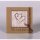 Stempel aus Holz Wood Motivgrösse 7 x 7 cm