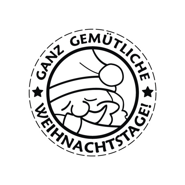 Stempel Weihnachtstage , 3cm ø