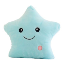 Sternkissen hellblau 40x35cm