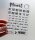 Klartext-Stempelset A6 'Monat'