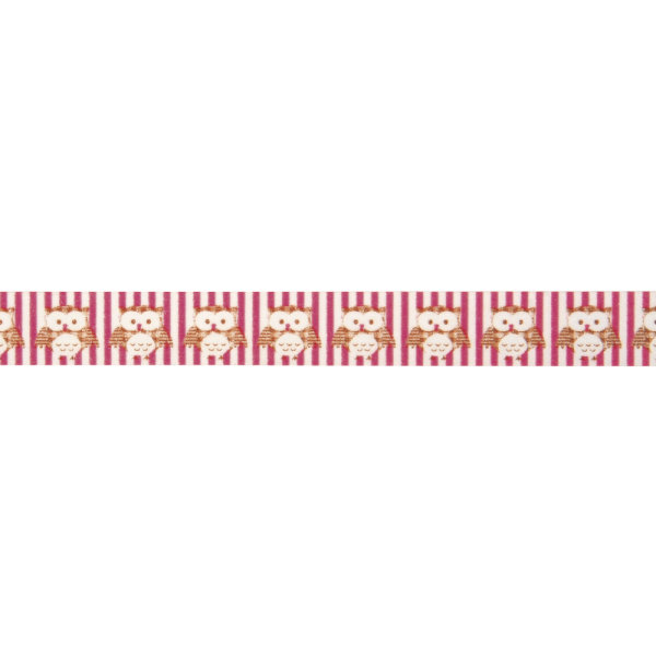 Washi Tape Eulen, 15mm, Rolle 15m